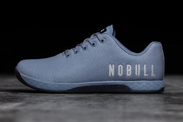 Nobull Superfabric Men's Trainers Grey Blue | Australia (NF8945)